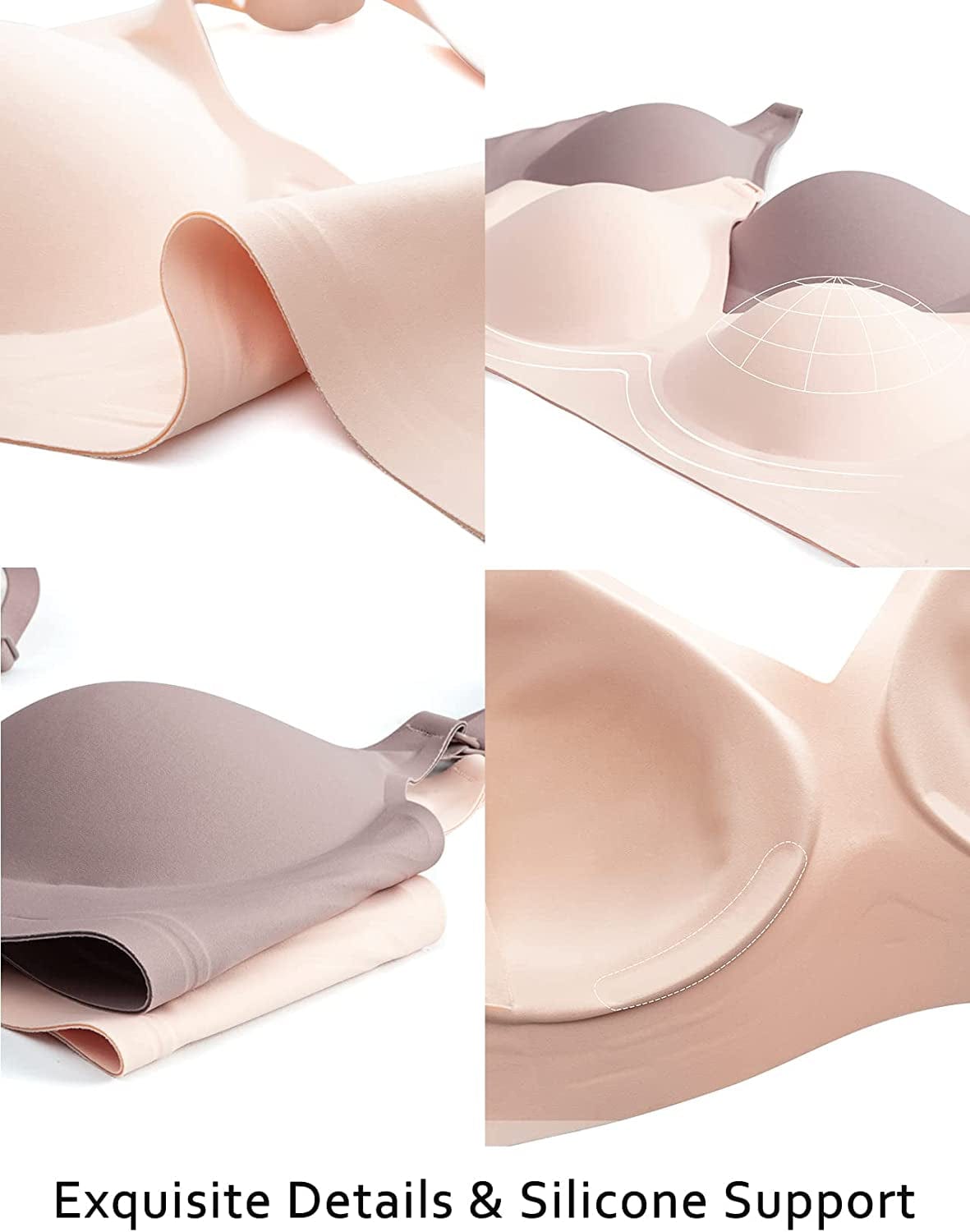 Smooth Nursing Bras for Breastfeeding Seamless Maternity Bras for Pregnancy Wireless Bralette with Extra Bra Extender