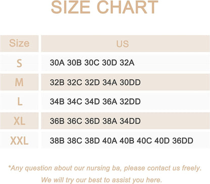 Smooth Nursing Bras for Breastfeeding Seamless Maternity Bras for Pregnancy Wireless Bralette with Extra Bra Extender