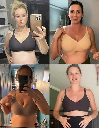 Smooth Nursing Bras for Breastfeeding Seamless Maternity Bras for Pregnancy Wireless Bralette with Extra Bra Extender
