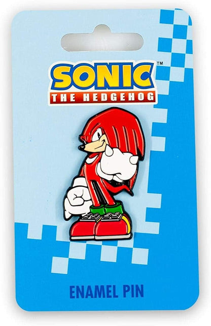 Sonic the Hedgehog Knuckles Pin | Official Sonic & Knuckles Series Collectible Enamel Pin | Small Decorative Lapel Pin