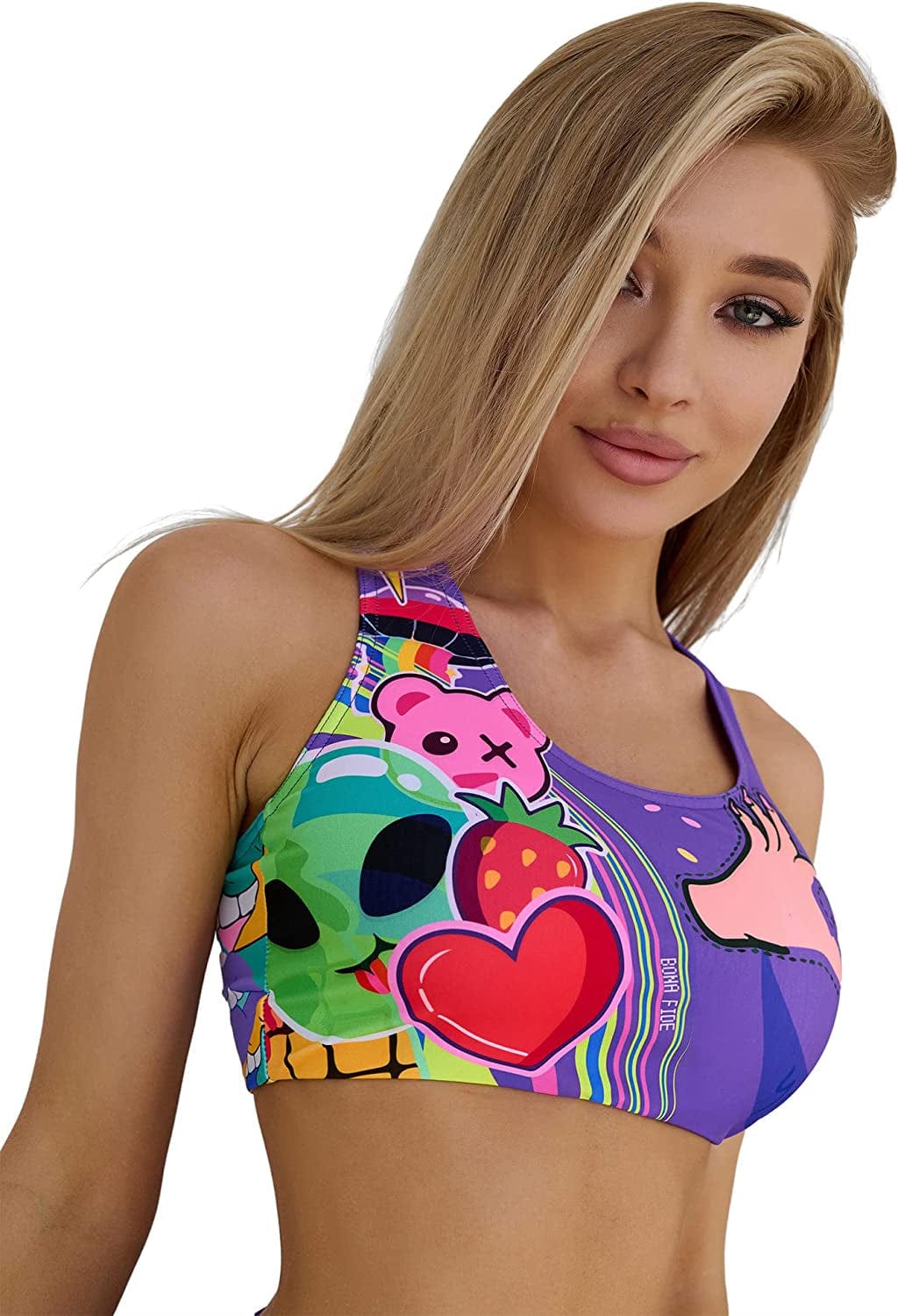 Sport Bras for Women - High Impact Sports Bras for Women - Designed for Gym, Workout, Running and Fitness Muscletop Joy / Medium