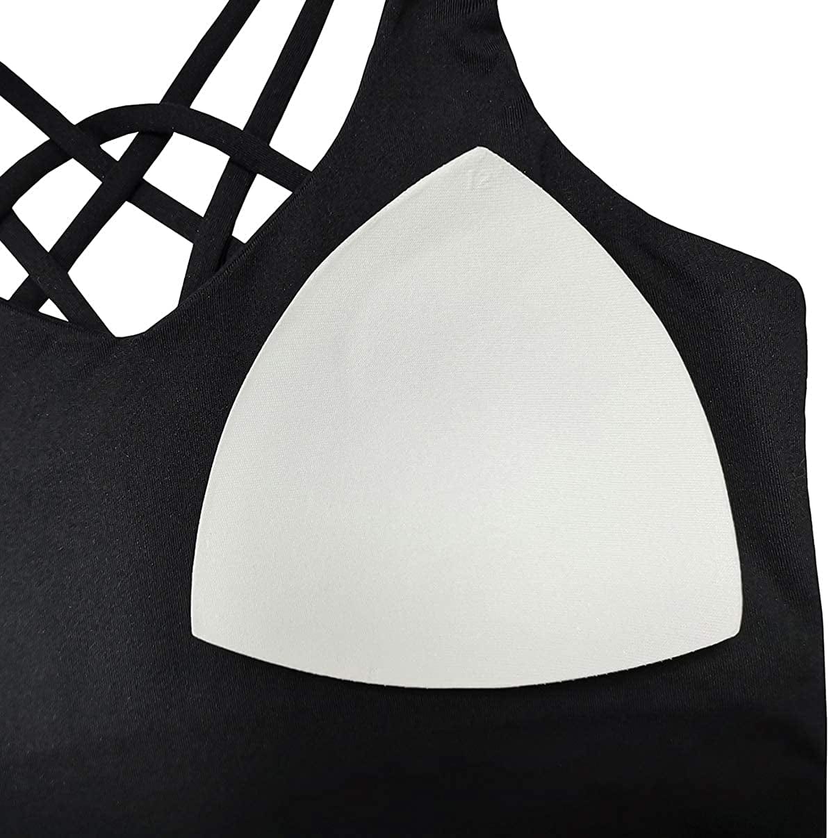 Sports Bra for Women Crop Tops Strappy Back Women Tank Tops Bulid in Bra Workout Light Support Yoga Bra Gym