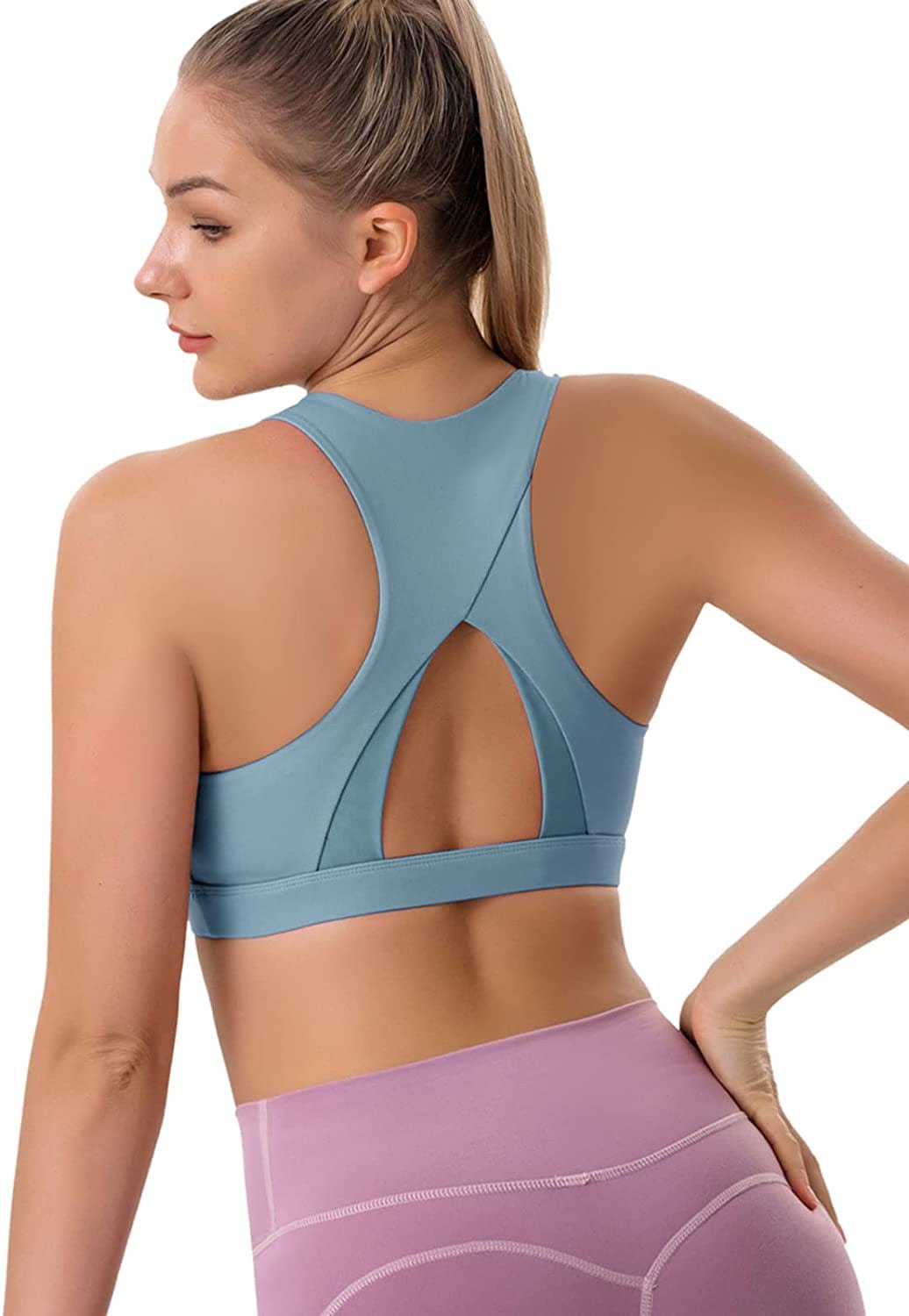 Sports Bra for Women,High Impact Large Bust Padded Sports Bra Fitness Workout Running Yoga Tank Tops