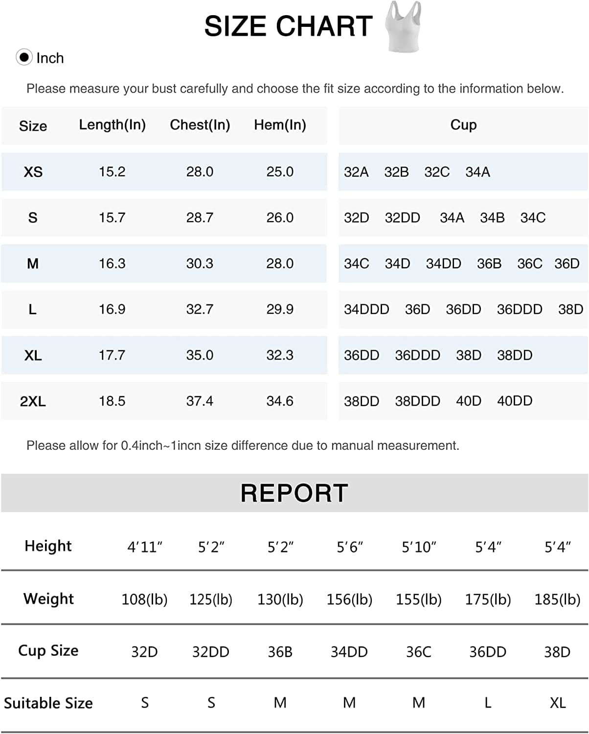 Sports Bra for Women Longline Padded Bra Yoga Crop Tank Tops Fitness Workout Running Top