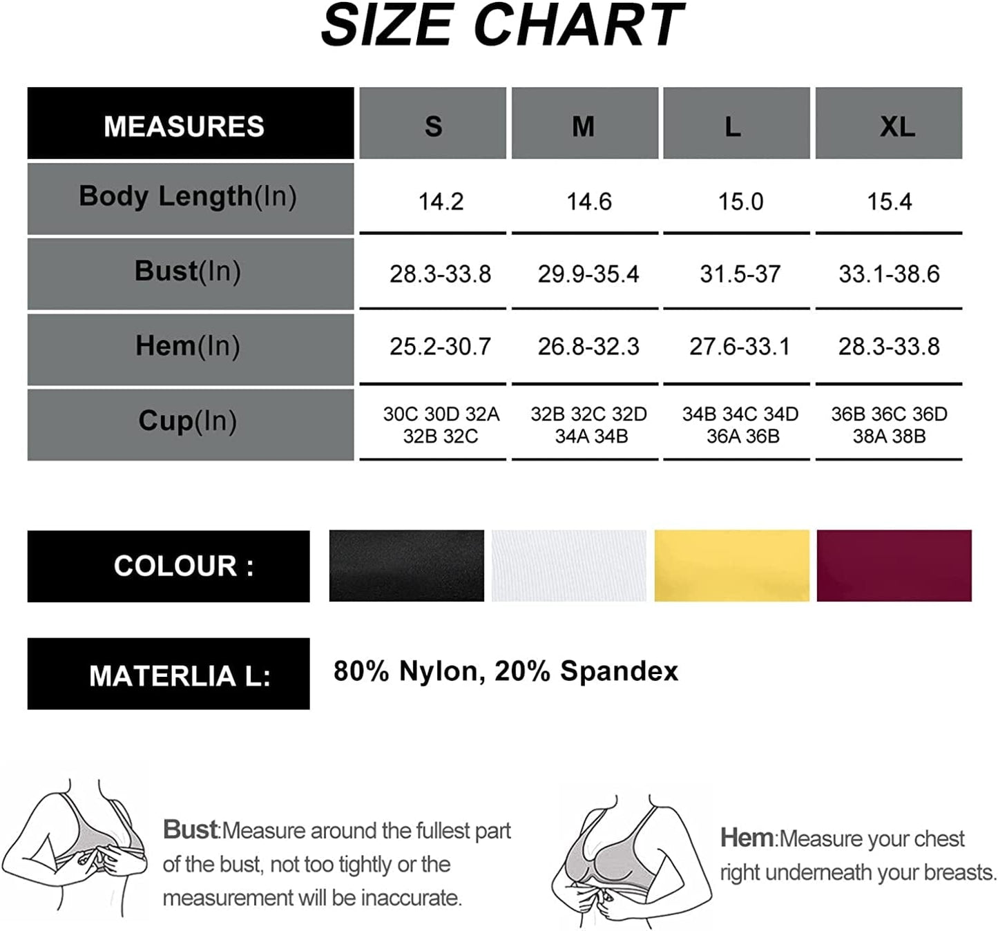 Sports Bras for Women Comfortable Longline Wireless Bras Padded Tank Top Workout Gym Yoga