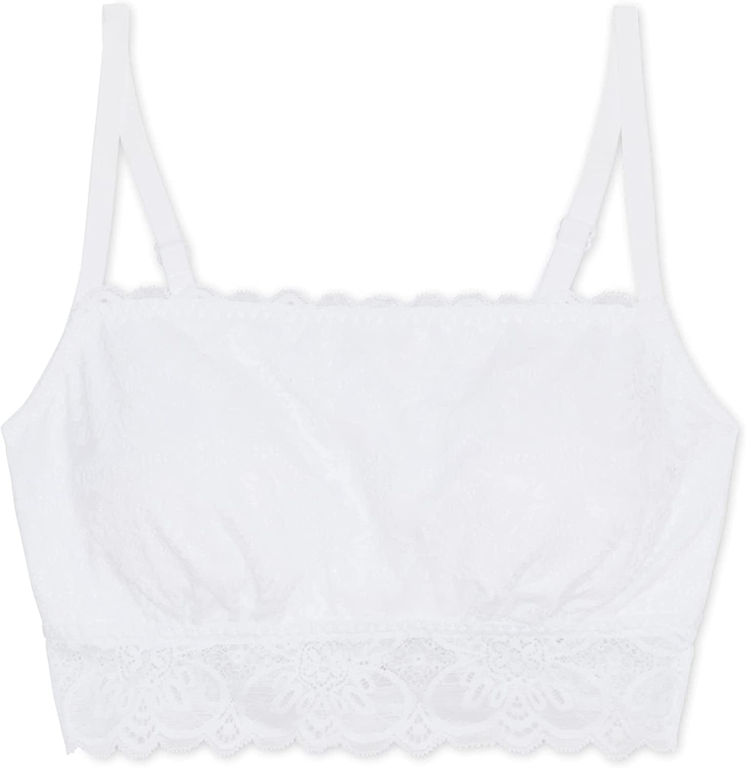 Square Neck Lace Bralette - Lace Bralettes for Women, Padded Bralette, Wireless Bras for Women