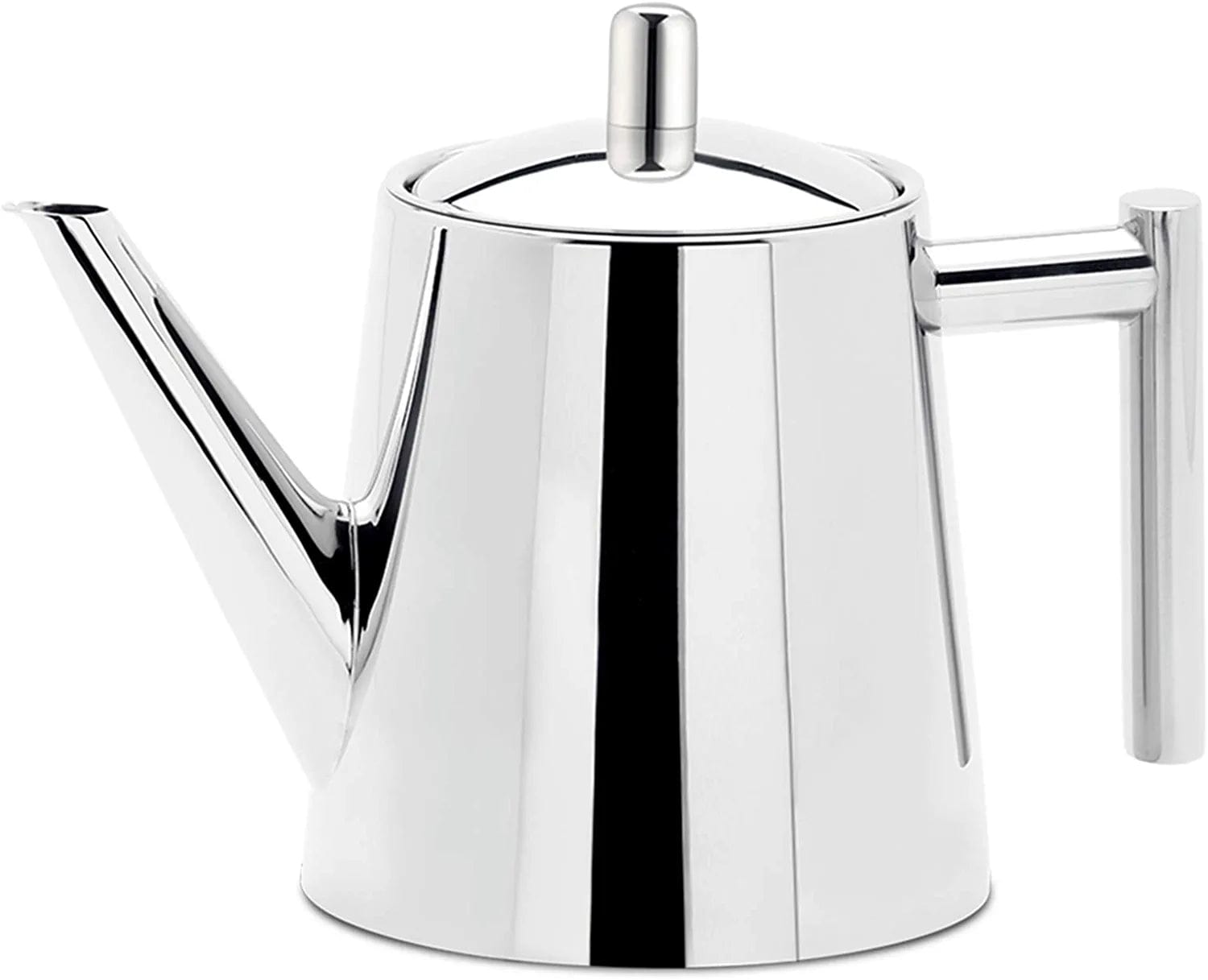 Stainless Steel Teapot with Removeable Infuser 27 Oz Stovetop Tea Maker for Fruit Herbal and Infusion Tea 800ml