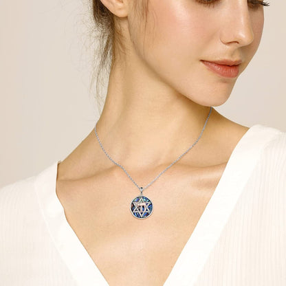 Star of David Necklace Sterling Silver Jewish Christian Jewelry Gifts with 18" Chain