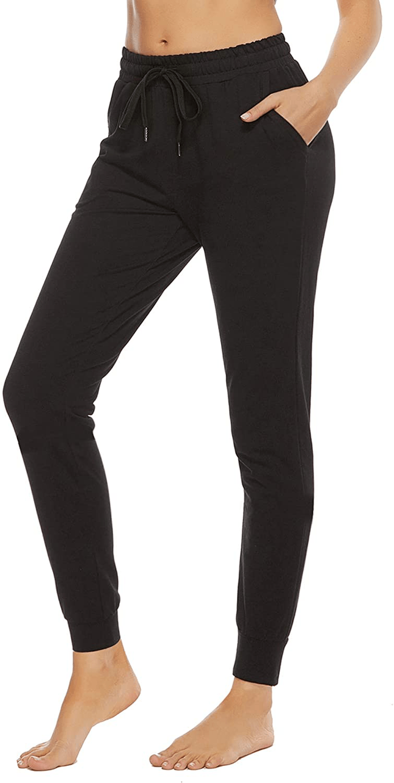 Stelle Women'S Sweatpants Lightweight Yoga Joggers Athletic Workout Track Pants with Pockets 28" Apparel & Accessories > Clothing > Activewear Kylie Max   