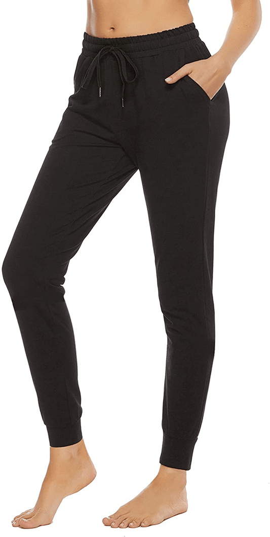 Stelle Women'S Sweatpants Lightweight Yoga Joggers Athletic Workout Track Pants with Pockets 28" Apparel & Accessories > Clothing > Activewear Kylie Max   