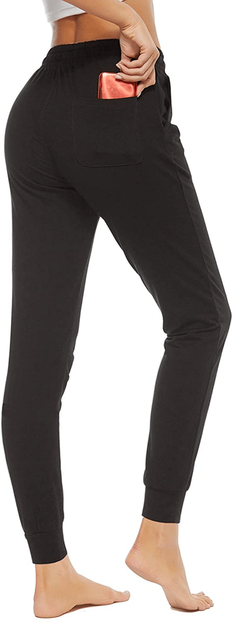 Stelle Women'S Sweatpants Lightweight Yoga Joggers Athletic Workout Track Pants with Pockets 28" Apparel & Accessories > Clothing > Activewear Kylie Max   
