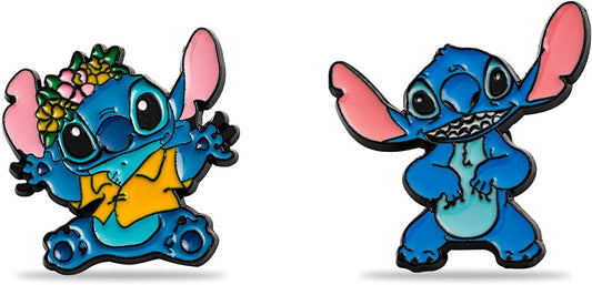 Stitch Brooch Stitch and Lilo Enamel Lapel Pin for Children Women Clothing Backpack Decoration Gift pins-1