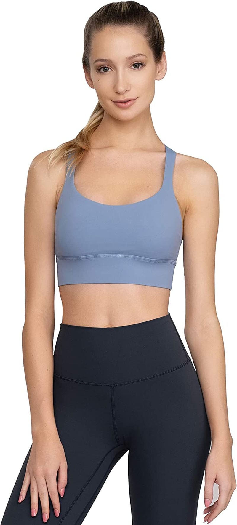 Strappy Sports Bra for Yoga, Running, Pilates, Fitness, HIIT Workouts & Cute Active Women