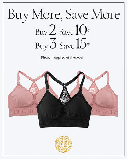Sublime Lace Back Seamless Nursing Bra | Wireless Racerback Maternity Bra