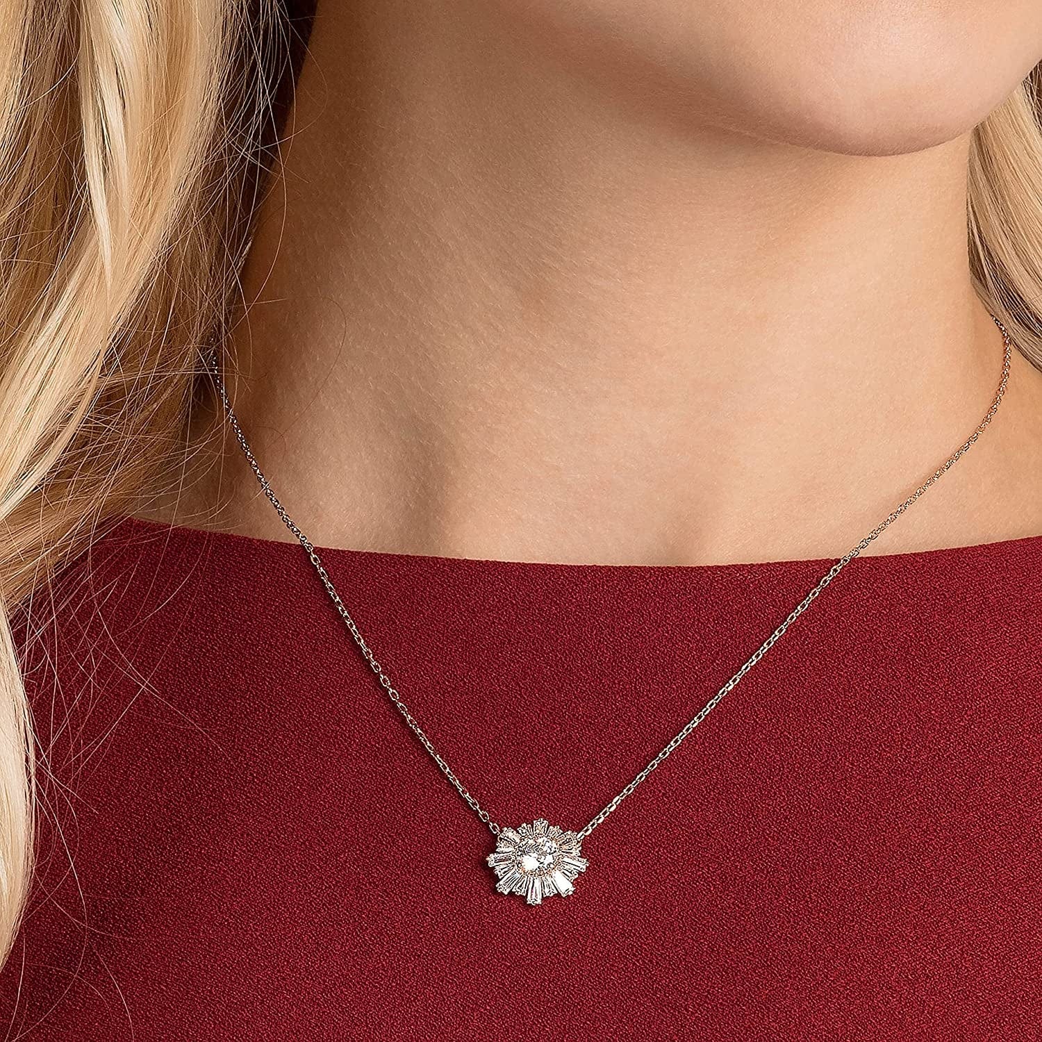 Sunshine Jewelry Collection, Clear Crystals, Pink Crystals, Rose Gold-Tone Finish