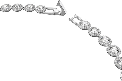 Swarovski Angelic Crystal Jewelry Collection, Rhodium Tone Finish, Blue Crystal, Pink Crystal, Clear Crystal