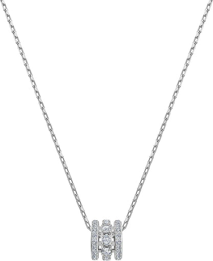 Swarovski Further Crystal Jewelry Collection, Blue Crystals, Clear Crystals Necklace - Clear Crystals