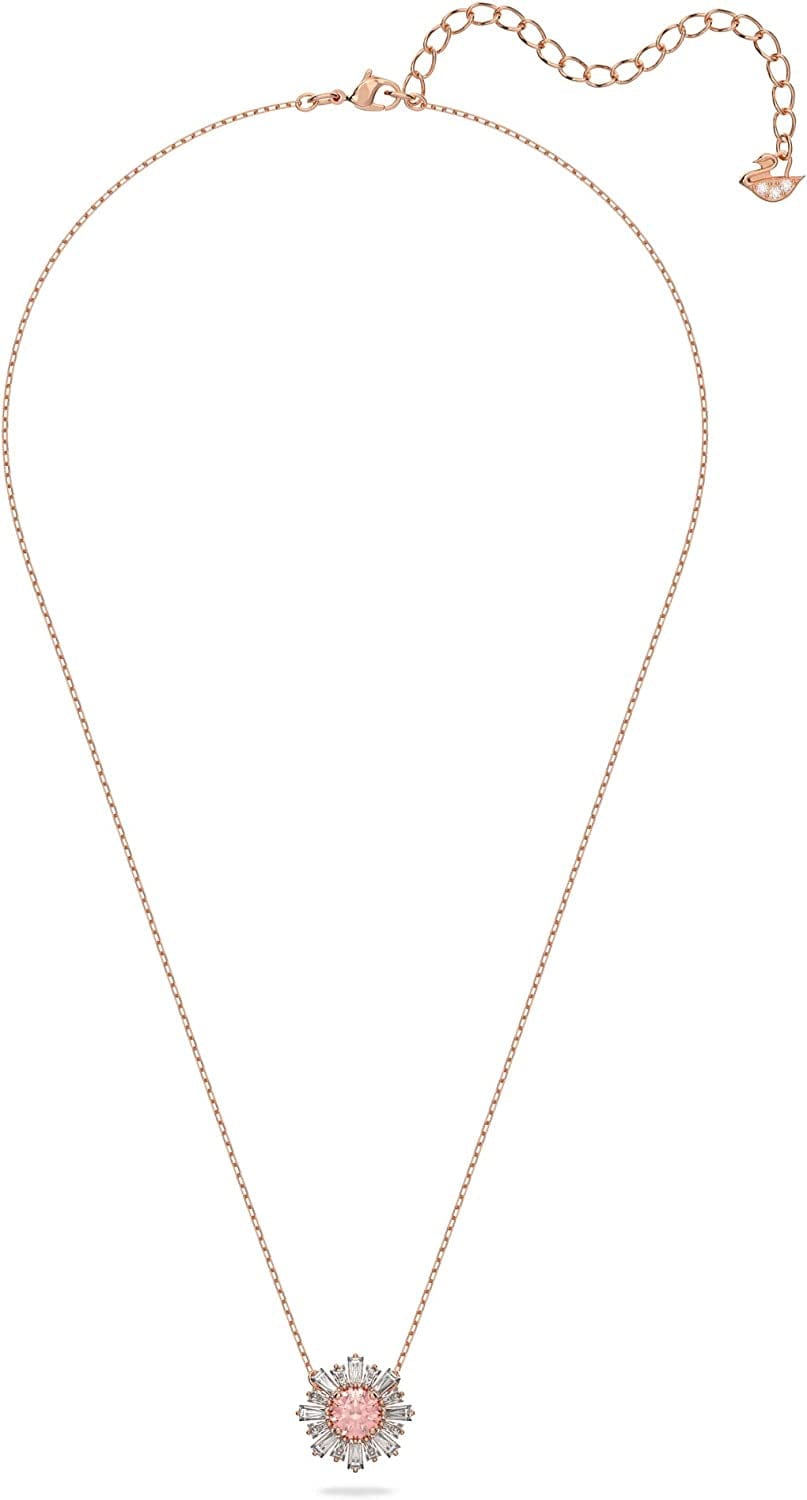 Swarovski Sunshine Jewelry Collection, Pink Crystals, Rose Gold Tone Finish