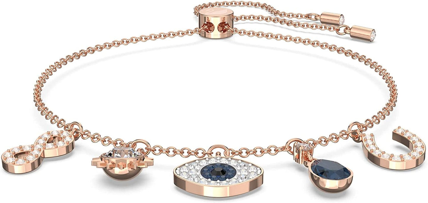 Swarovski Symbolic Evil Eye Crystal Jewelry Collection Charm Bracelet