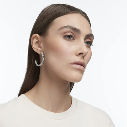 Swarovski Tennis Deluxe Jewelry Collection, Rhodium & Rose Gold Tone Finish, Clear Crystals