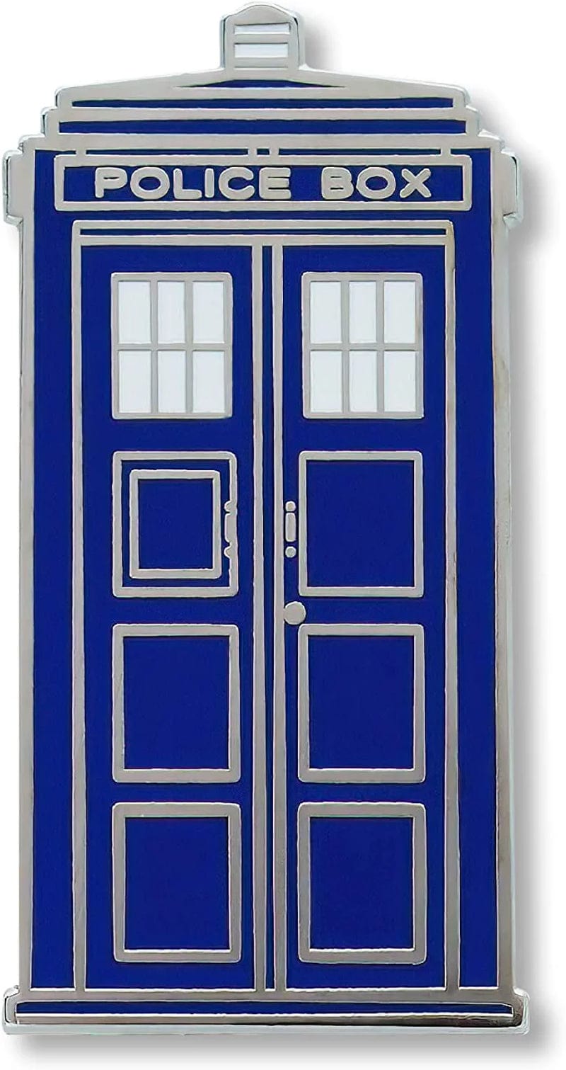 Tardis Whovian Retired Enamel Lapel Pin 1"