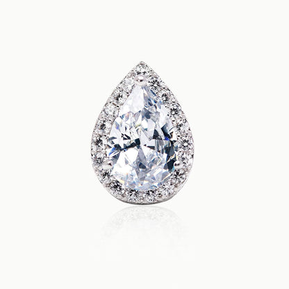 Teardrop Bridal Earrings for Wedding, Prom - Elegant Cubic Zirconia Stud Earrings for Women, Brides, Bridesmaids