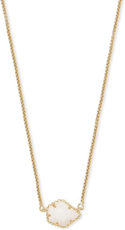 Tess Pendant Necklace for Women, Fashion Jewelry GOLD-PLATED - WHITE MOTHER OF PEARL
