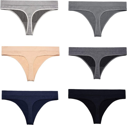 Thongs for Women Pack, Seamless Thongs for Women, Thong Underwear for Women, No Show Thongs for Women, Women’S Thongs
