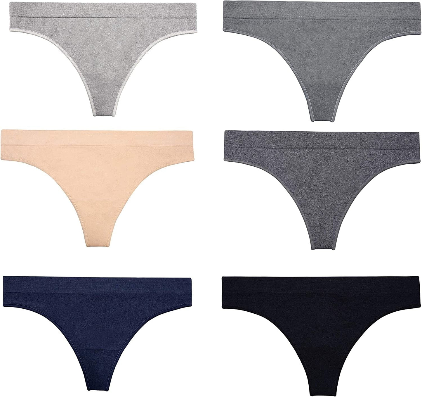Thongs for Women Pack, Seamless Thongs for Women, Thong Underwear for Women, No Show Thongs for Women, Women’S Thongs