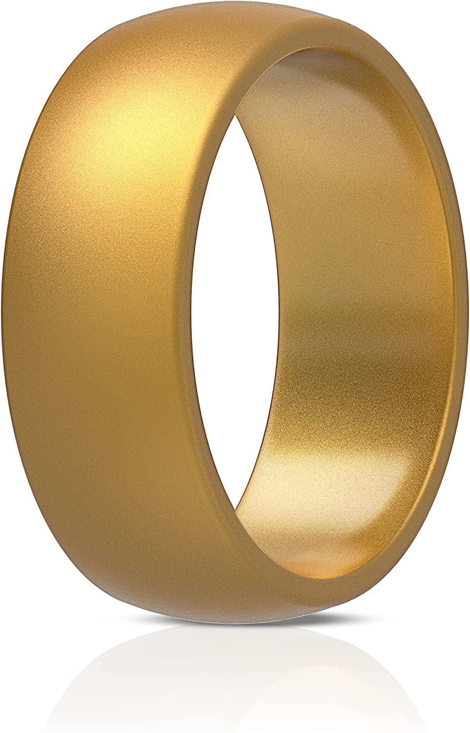 Thunderfit Silicone Wedding Ring for Men & Women - 8.7Mm Wide - 2.5Mm Thick BI - Gold / 5.5 - 6 (16.50mm)