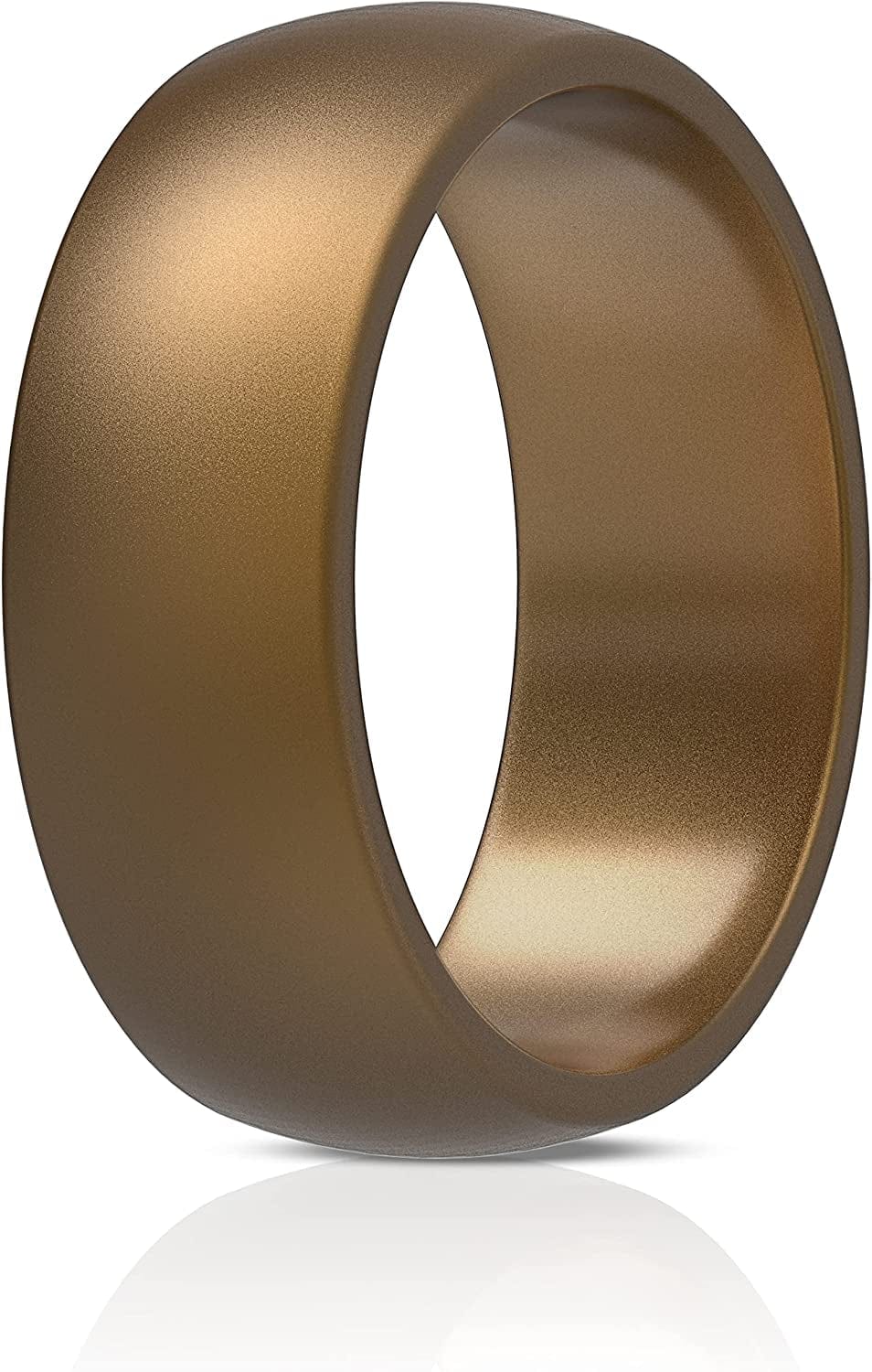 Thunderfit Silicone Wedding Ring for Men & Women - 8.7Mm Wide - 2.5Mm Thick BG - Bronze / 10.5 - 11 (20.60mm)