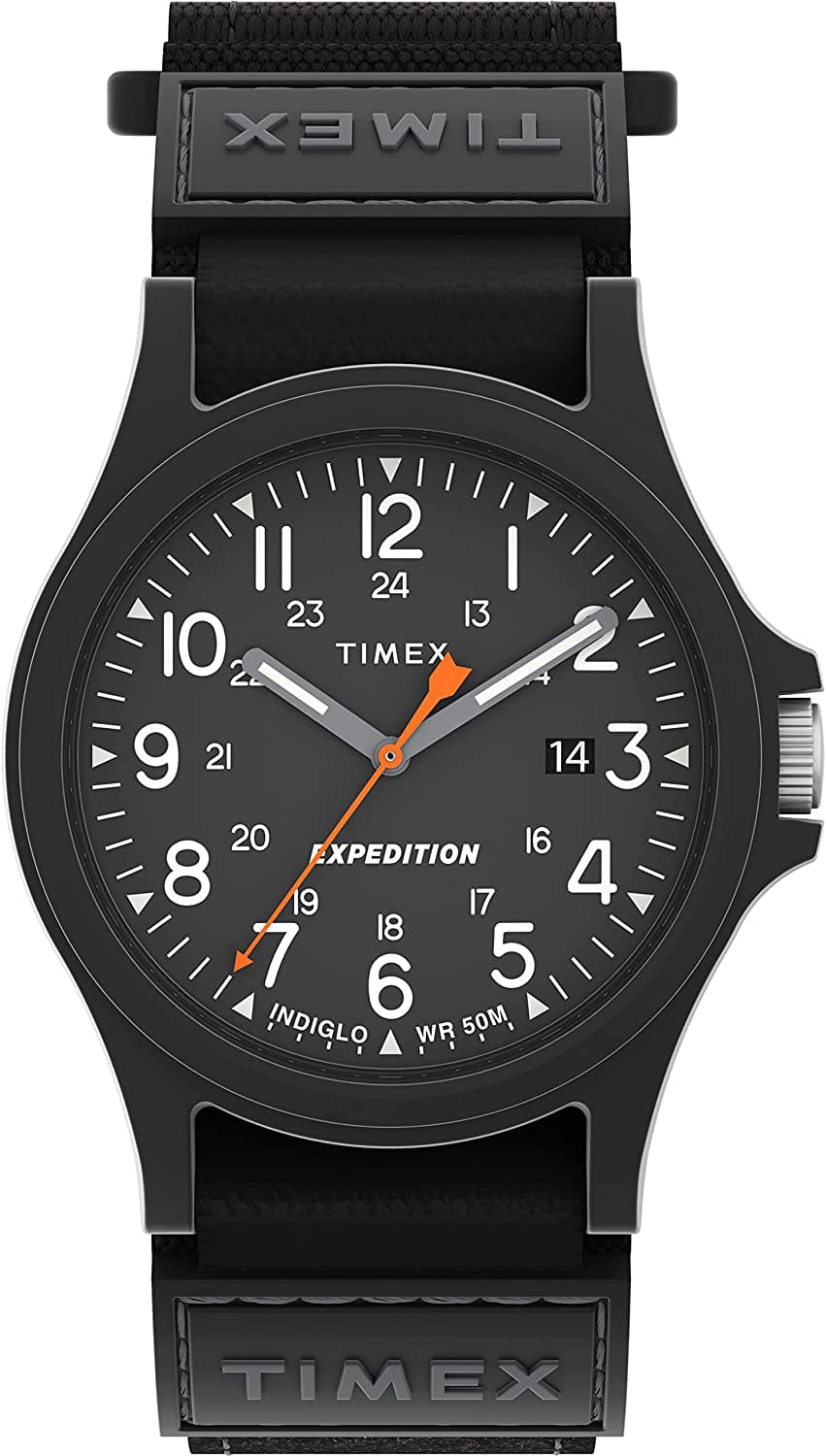 Timex Men'S Expedition Acadia Full Size Watch Black Fast Wrap