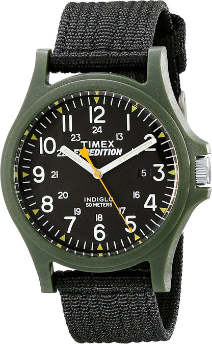 Timex Men'S Expedition Acadia Full Size Watch Black/Green