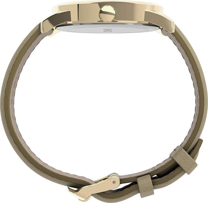 Timex Women'S Easy Reader Date Leather Strap 38Mm Watch
