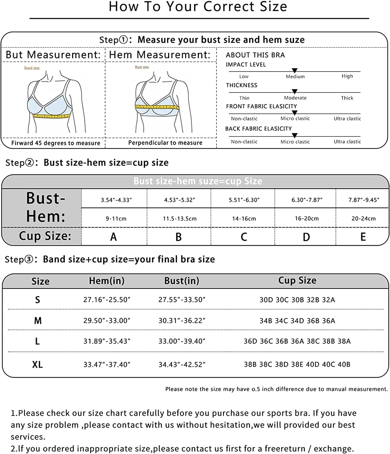 Tomtiger Women Sports Bra High Impact With Removable Padded Activewear Tank Tops For Yoga Workout Fitness
