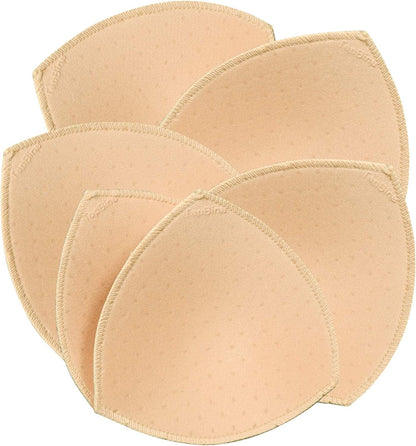 Topbine Removable Bra Pads Inserts Women'S Comfy Sports Cups Bra Insert for Bikini Top Swimsuit Begie