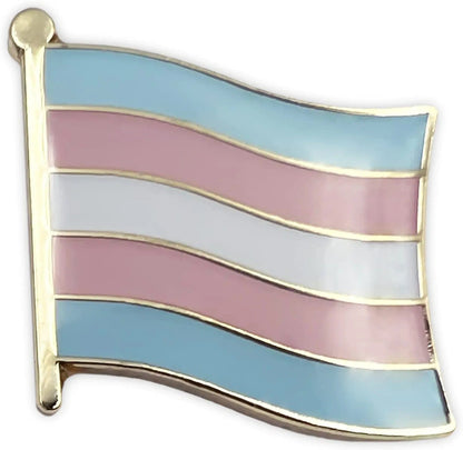 Transgender Pride Rainbow LGBT LGBTQ Flag Lapel Pins