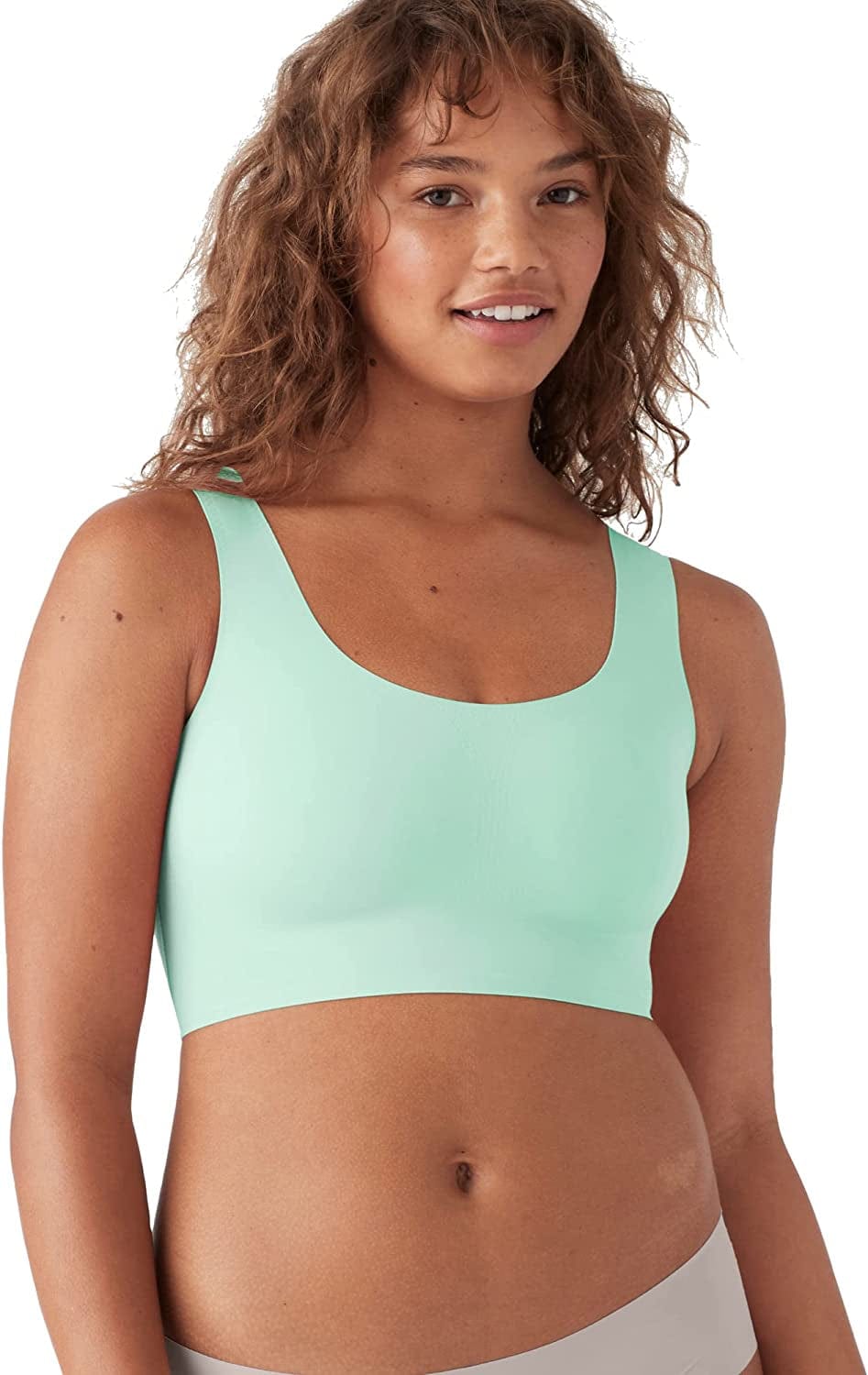True & Co Women'S True Body Scoop Neck Bra Sierra Mint / Standard Cup / S (32C-D,34A-B)