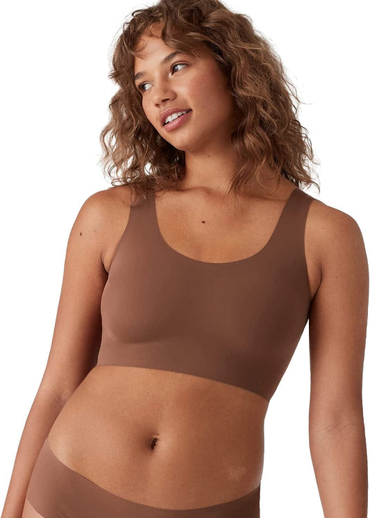 True & Co Women'S True Body Scoop Neck Bra Chestnut / Standard Cup / S (32C-D,34A-B)