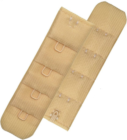 Ultra Soft Bra Extender Band Breathing Room 4 Rows Hook & Eye Extension Strap