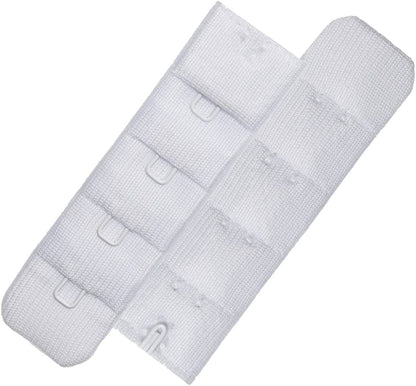 Ultra Soft Bra Extender Band Breathing Room 4 Rows Hook & Eye Extension Strap