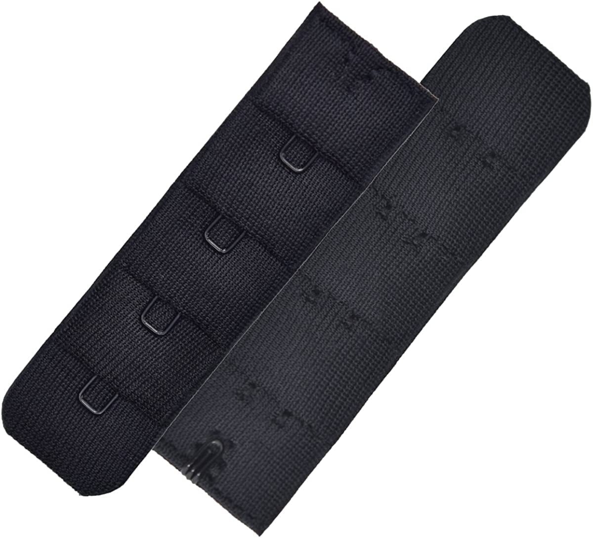 Ultra Soft Bra Extender Band Breathing Room 4 Rows Hook & Eye Extension Strap
