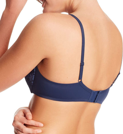 Underwire Demi Bra, Best Push-Up Bra with Wonderbra Technology, Smoothing Lace-Trim Bra with Push-Up Cups