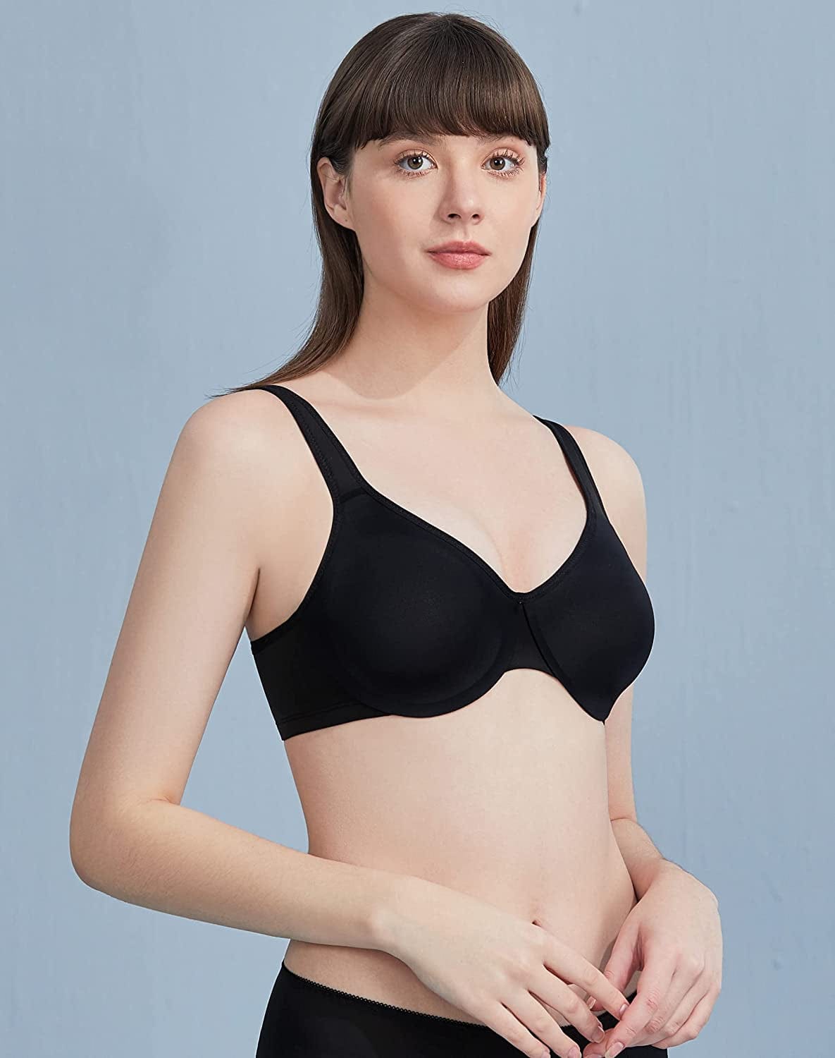 Underwire Women'S Minimizer Bra plus Size Smooth Full Coverage Seamless Non Padded Bras