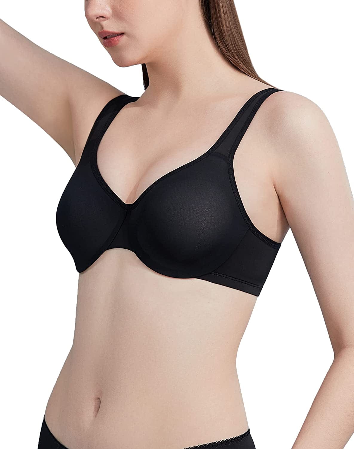 Underwire Women'S Minimizer Bra plus Size Smooth Full Coverage Seamless Non Padded Bras