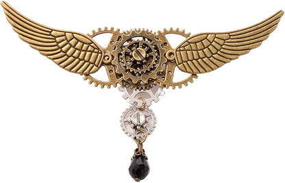 Unisex Steampunk Brooch Lapel Pin E