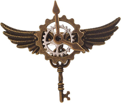 Unisex Steampunk Brooch Lapel Pin M