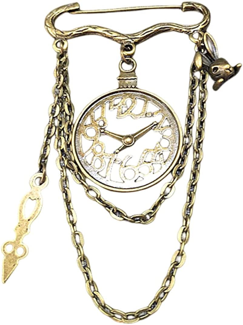 Unisex Steampunk Brooch Lapel Pin AE