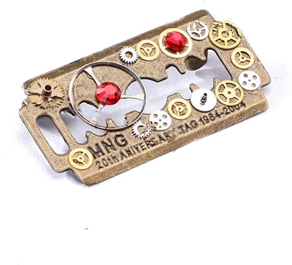 Unisex Steampunk Brooch Lapel Pin AC