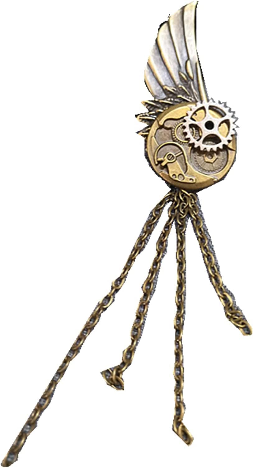 Unisex Steampunk Brooch Lapel Pin AD